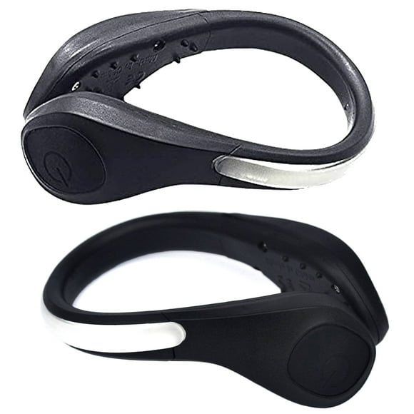 Luces de seguridad del zapato- Ropa de carrera nocturna de seguridad Zapatilla de tacón Clip Luces de aptitud nocturna para trotar Caminar Ciclismo Pack 2 Innovative Living shoesafetylights2pk