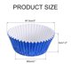 thumbnail image 2 of Forros de Cupcake de Papel de Aluminio Metálico para Hornear Cupcakes, 100Pcs Forros para Muffins, Azul, 2 of 6