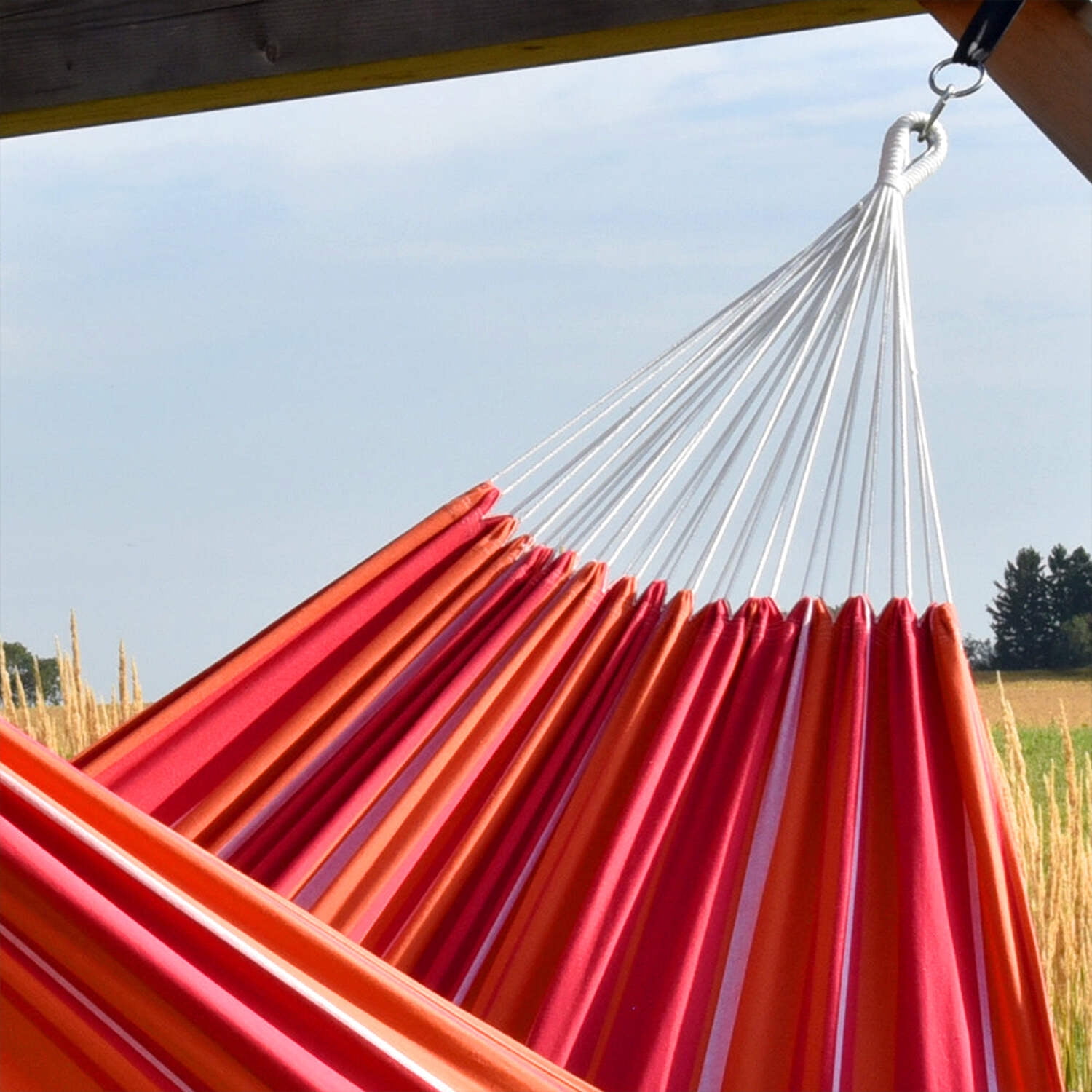 Vivere Double Cotton Brazilian Style Hammock -Mimosa