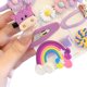 thumbnail image 4 of Juego de 14 pinzas para el pelo de princesas de dibujos animados con accesorios de moda coloridos para niñas, 4 of 5