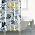 thumbnail image 5 of Waterproof Pioneer Shower Curtain 84x72 Inch Polyester Unique Colorful Floral Shower Curtain for Bathroom Hotel Home Decor with 12 Plastic Hooks, 5 of 5