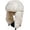 White, variant on Winter Ushanka Russian Trapper Hats with Ear Flaps,Warm Full Earflap Hat for Men and Women Windproof Hats
