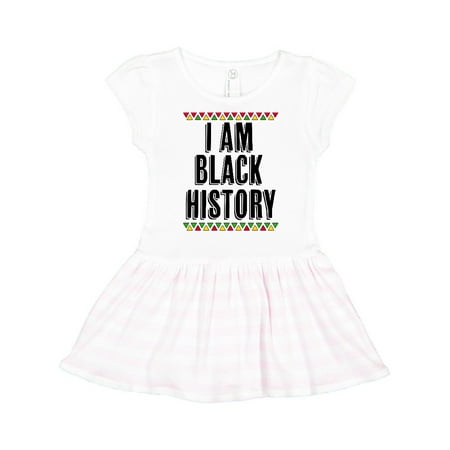 

Inktastic I am Black History Month Gift Toddler Girl Dress