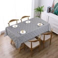 thumbnail image 1 of Waterproof Jacquard Table Cloth, Spill Proof Anti-Wrinkle Polyester Tablecloth, 1 of 9