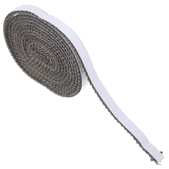 LOLIPPYY Grey Fiberglass Flat Stove Rope for Wood Stove Door Sealing and Fireplace Insulation