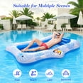 thumbnail image 4 of MoKo Inflatable Tanning Pool Floats Adult, Water Filled Tanning Bed Inflatable Lounger Pool Raft Toys Blow Up Pool for Backyard Lake Beach, 4 of 7