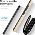 thumbnail image 4 of REQO for Samsung Galaxy S25 Plus/S25+ Wallet Case with Card Holder, 2X Screen Protector Dual Layer Heavy Duty Protective Hidden Card Slot Slim Case for Galaxy S25 Plus 6.7" 2025, 4 of 7