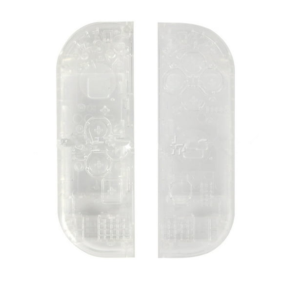 2Pcs DIY Housing Shell Transparent Controller Cover Replacement Housing Shell for Joy-Con