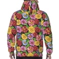 thumbnail image 7 of Fotbe Men's Hoodie with Daisies Flowers Pattern - Kangaroo Pocket Pullover Hooded Sweatshirt, Perfect for Daily Wear, Travel, and Home-X-Large, 7 of 7