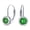 Green-May, variant on Womens .50CT Blue Brilliant Cut CZ Drop Earrings Imitation Sapphire Sterling