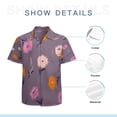 thumbnail image 7 of High Quality Hawaiian Shirts for Men Short Sleeve Aloha Beach Shirt Floral Summer Casual Button Down Shirts Blouses LC9PRC, 7 of 7