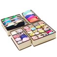 thumbnail image 1 of 6/7/8/24-Compartment Home Underwear Bra Socks Storage Box Holder Organizer Case, 1 of 8