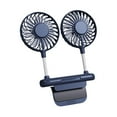 thumbnail image 2 of PALIFEUR Monitor Fan with 2 Rotatable Heads, 3 Speeds USB Desk Fan, Adjustable Small Fan, Lightweight Portable Fan for Office Desk & Laptop, 2 of 2