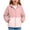 Pink, variant on Cethrio Girls Sun Protection Jackets, Lightweight Zip up Long Sleeve Summer UPF50+ Kids Rash Guard Outerwear Pink Size 9-10T