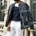 Summer Sale 2024, Men's Solid Color Fashion with Artistic Long Sleeved