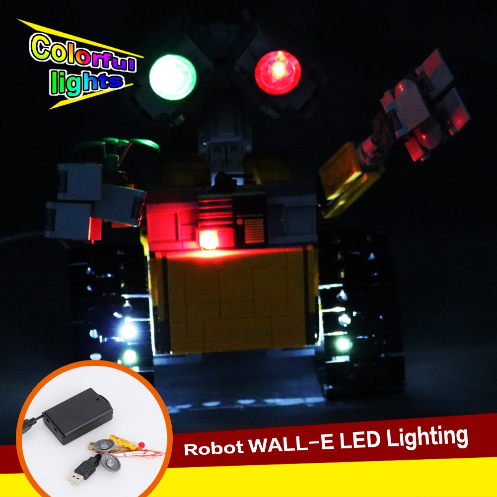 Led Light Kit For Lego Idea Robot Wall E Building Set Kits Toys Toys Games Construction Building Toys