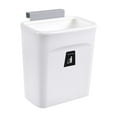 thumbnail image 4 of Wall Mounted Countertop Waste Compost Bin Kitchen Cabinet Door Hanging Trash Can White, 4 of 9