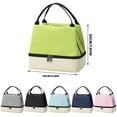thumbnail image 3 of Sturdy Oxford Lunch Pack with Two Levels Easy to Use Designs Accessory for Picnics School and Workplace Dining, 3 of 9
