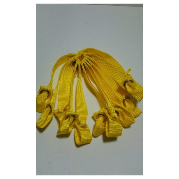 Tie Cord Hitches, Nylon Hitches, One Dozen for Poultry, Chickens, Gamefowl