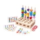 thumbnail image 4 of Juego de juguetes de secuenciación apilables de madera, cuentas de cordones apiladoras a juego y bloques apilables, apilador de formas a juego para, 4 of 9