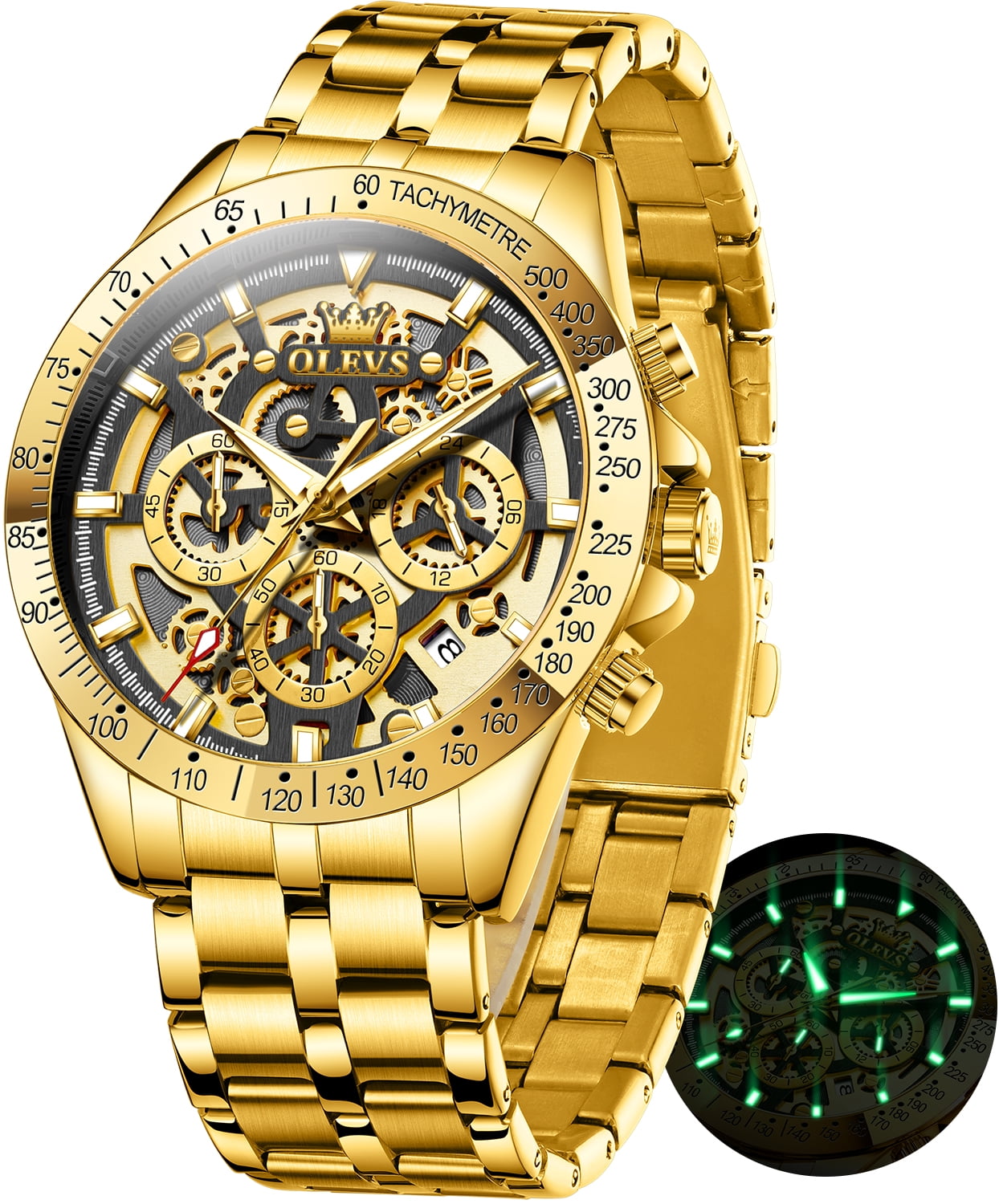 Caravelle Men's 44B105 Analog Display Japanese Quartz Yellow Watch