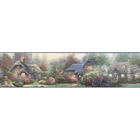 Cottages Wallpaper  Border  Walmart  com