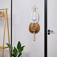 thumbnail image 6 of Handwoven Boho Wall Hat Rack, Handcrafted Storage Organizer, Decorative Wall Hanging for Entryway, Bedroom, and Closet, Natural Fiber, by FAJHHA, 6 of 7