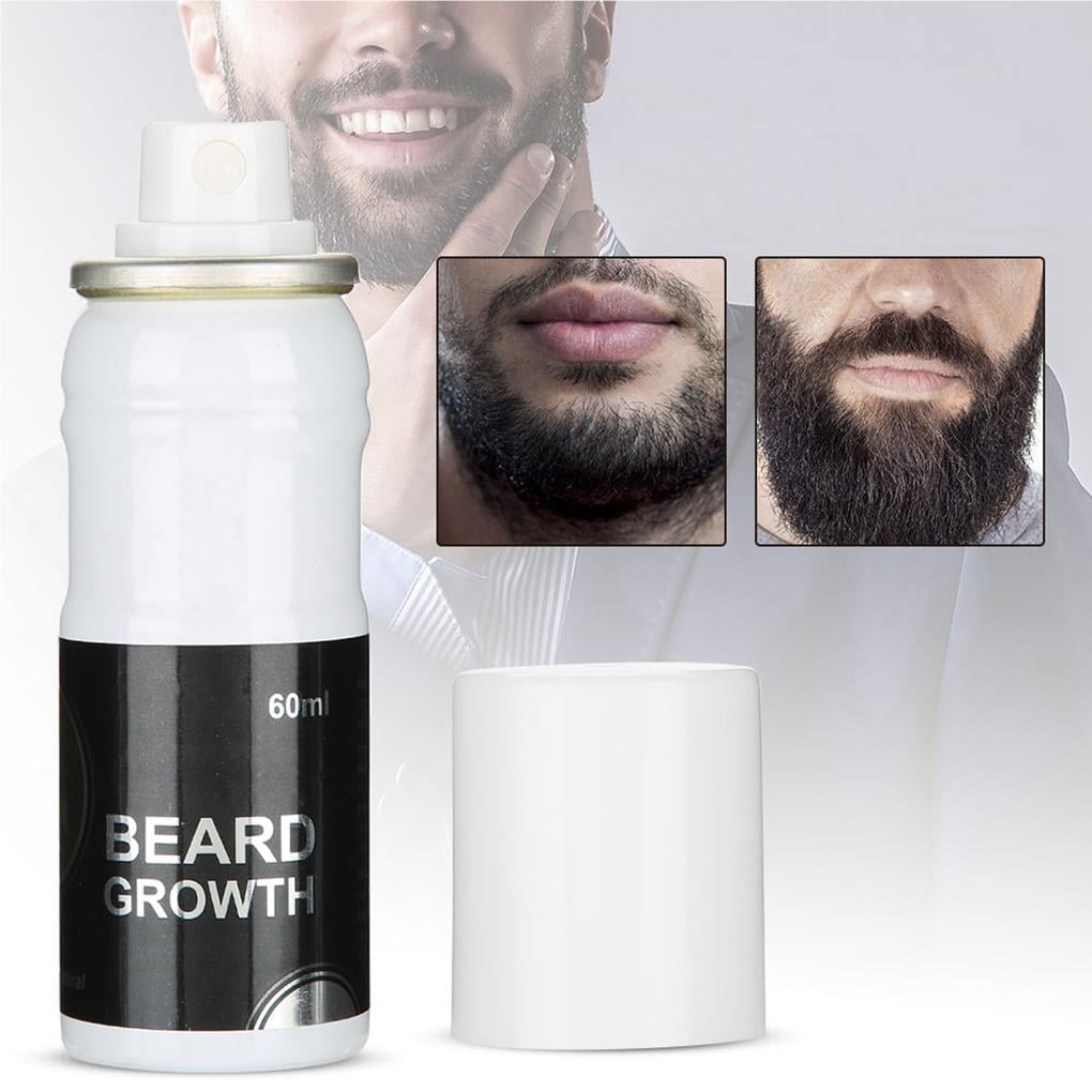 Beard growth solution 60ml Men Beard Growth Spray Natural Accelerate
