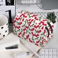 thumbnail image 7 of Kdxio Cherry_1 for Double Compartment Pen Case Oxford Organizer with Zipper Pockets for Students Artists, 7 of 7
