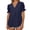 Navy womens tops summer, variant on USSUMA Womens Tops Dressy Casual Summer, Womens Ruffle Short Sleeve V Neck Chiffon Blouses Tops Summer Casual Loose Shirt Tops Cute Tunics Tee