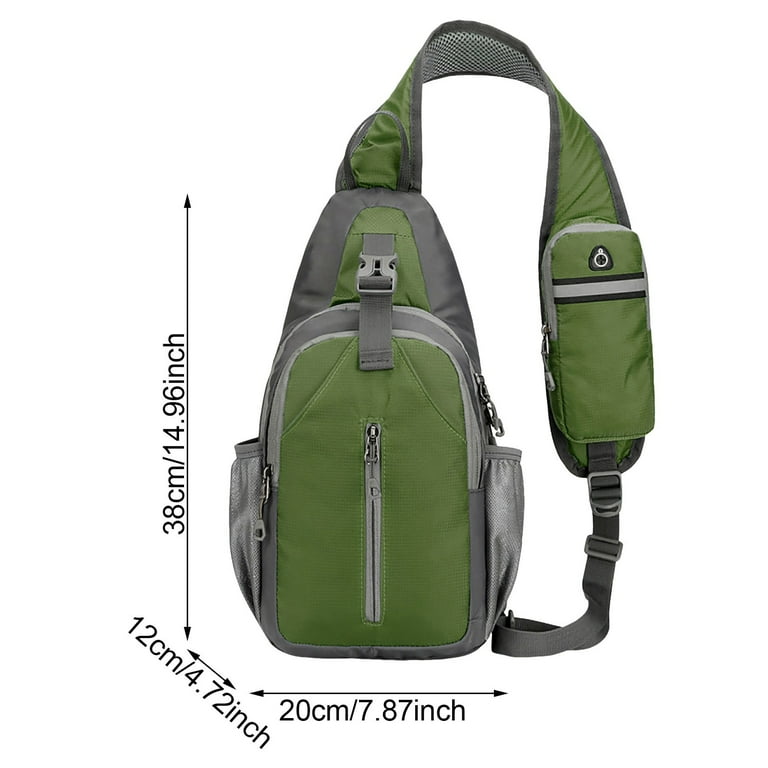 Mepaouo Women Men Sling Bag RFID Blocking Sling Backpack  display picture 1