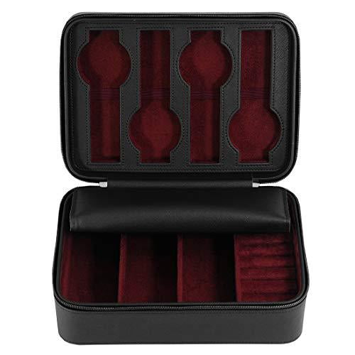 decorebay love life watch, cufflinks and sunglasses jewelry box and organizer