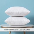 thumbnail image 2 of Set of 2 Throw Pillow Inserts Premium Pillow Stuffer Form Square for Decorative Cushion Bed Couch Sofa 18x18 Inch, 2 of 5