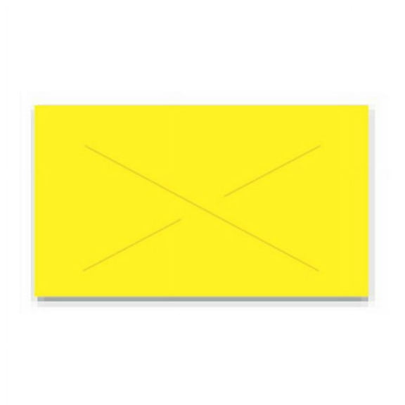 GX2212 Yellow Labels for the Garvey Labelers 22-6, 22-7 and 22-8, Security Cut