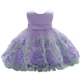 thumbnail image 2 of GERsome Girl Flower Dress Princess Pageant Birthday Party Wedding Formal Dance Evening Gown, 2 of 8