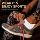 thumbnail image 4 of Calcetines deportivos de corte bajo para correr, para hombre y mujer (6 pares), 4 of 5