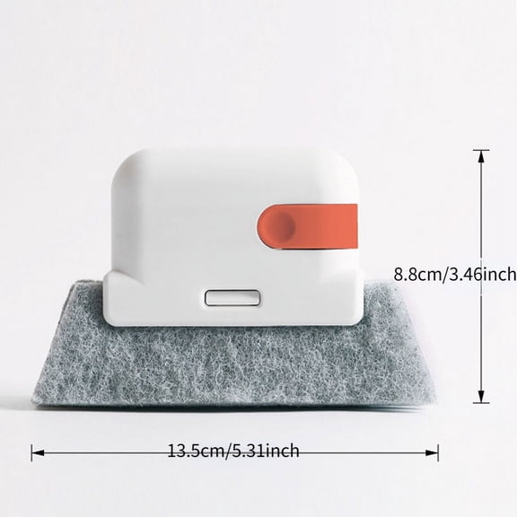 Gap Cleaning Brush, 360 ° Rotating Crevice Cleaning Tool, Groove & Window Track Scrubber for Sliding Doors, Bathroom Grout, Kitchen Gaps, Tile Corners & Hard-to-Reach Spaces