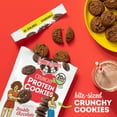 thumbnail image 3 of Lenny & Larry's The Complete Crunchy Cookie, Double Chocolate Chip, 6g Plant Protein, Vegan, Non-GMO, 1.25 Ounce Pouch (Pack of 12), 3 of 6