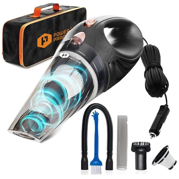 Handheld Car Vacuum, Portable Car Vacuum Cleaner with 16Ft Cord