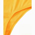 thumbnail image 4 of Gubotare Bathing Suits for Girls One Piece Girl's Cute Spaghetti Straps Round Neck Drawstring One Piece Swimwear Tie Bathing Suit Size 9-10 (Yellow,9-10 Years), 4 of 5