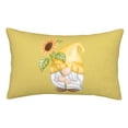 thumbnail image 1 of Balery Sunflower Gnomes5 Funda de Cojín Estampada, Regalos para Mujeres, Regalos de Amor para Ella, Regalos para Novia o Esposa, Funda de Almohada-20"x30", 1 of 6
