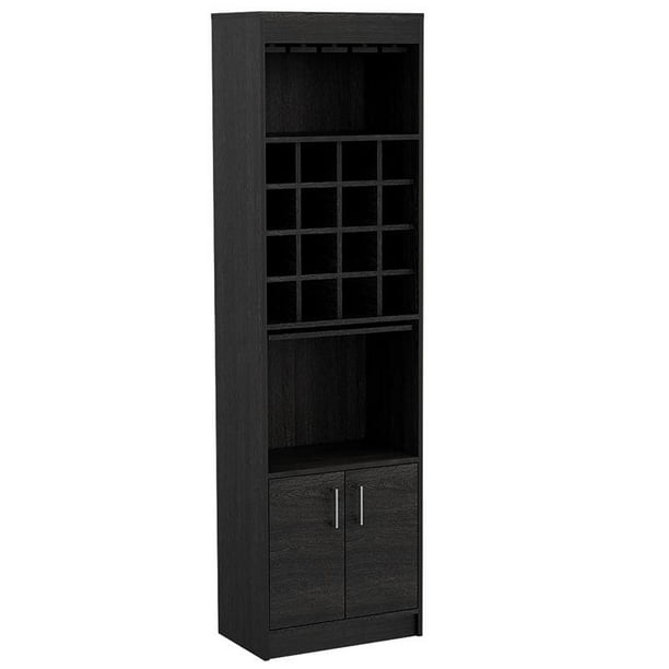 Kava Home Bar And Wine Cabinet In Espresso Carbon Com Kava Home Bar And Wine Cabinet In, Espresso Corner Wine Cabinet