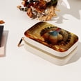 thumbnail image 7 of Thanksgiving Turkey Velvet Portable Jewelry Box with Removable Compartment - Ideal Bracelet Holder and Necklace Organizer - Gift, 7 of 7
