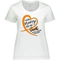 thumbnail image 3 of Inktastic I Wear Orange for my Aunt Multiple Sclerosis Awareness Women's Plus Size T-Shirt, 3 of 5