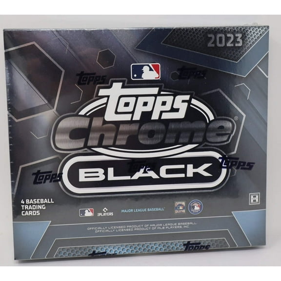 2023 Topps Chrome Black Baseball Box (Hobby) (4 Cards)