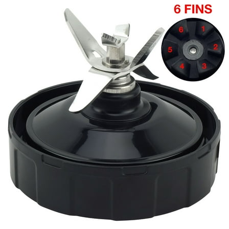 Pro Extractor Blade Replacement Part 431KKU480 Compatible with Nutri Ninja Auto-iQ BL480 BL681A BL682 BL640 (6 fins)