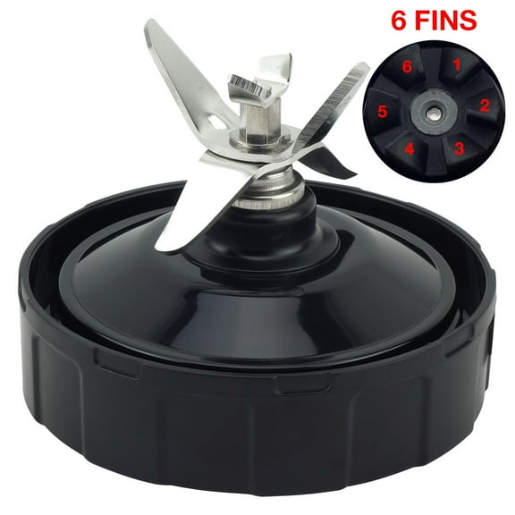 Pro Extractor Blade Replacement Part 431KKU480 Compatible with Nutri Ninja Auto-iQ BL480 BL681A BL682 BL640 (6 fins)