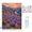 Lavender Valley, variant on Paint by Numbers Kit for Adults - Framed Sunset Nature DIY Oil Paintings Colorful Flower Mountain Canvas Art Kits for Beginners Family Friends Holiday Craft Wall Decor
