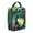 Dark-green-2, variant on Exotic Floral Summer Beach Insulated Lunch Bag – Tropical Floral Hawaiian Print Jungle Leaves Hawaiian Hibiscus Botanical Jungle Leaves Summer Hawaiian Palm Leaf and Exotic Flowers Tote