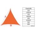 thumbnail image 3 of Triangle Sun Shade Sail, 8'x8'x8', Sand UV Block Sunshade Cloth, for Backyard Yard Deck Patio Garden Outdoor Activities and Facility, 3 of 7